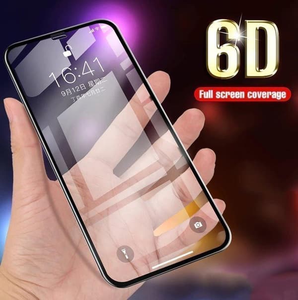 Ny 6D Dust-Proof Heltäckande Härdat Glas iPhone XS Max