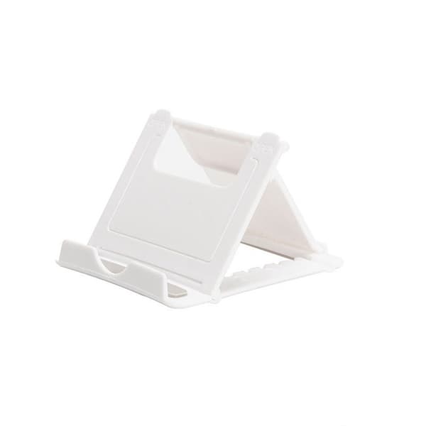Mini justerbart bärbart universellt hopfällbart plaststativ för telefon och surfplatta för iPad iPhone Samsung Xiaomi Yellow