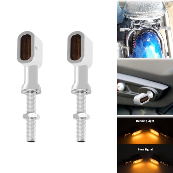 Motorcykel bageste LED bremselys indikator E Mark lampe til Harley Softail Touring XL Dyna til BMW Mini Run blinklys baglygte E Mark Light 10