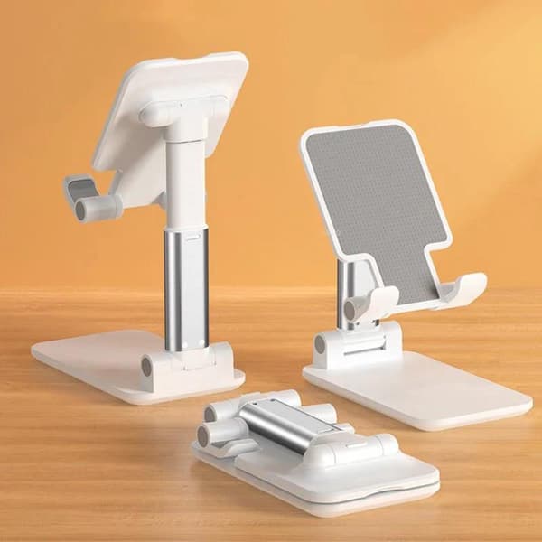 Justerbar universel bordtelefon- og tabletholder til iPhone, iPad, Xiaomi green