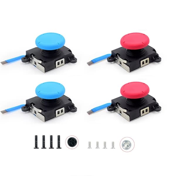 Joycon Joystick Ersättning för Switch NS / Switch Lite / Switch OLED Vänster Höger Kontroller Reservdelar 3D Analog Thumb Stick D