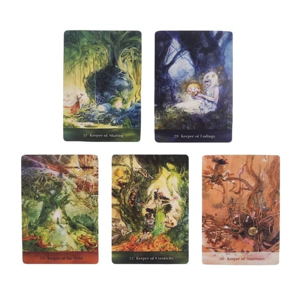 10,4*7,3 cm Tree Keepers Oracle 44 stk kort Oracle Deck Party Game