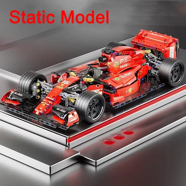 RC Racing Car Building Blocks - High-Tech fjärrkontroll modell leksak för barn - Perfekt julklapp Static models
