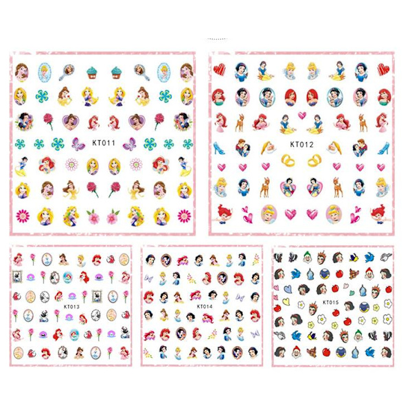 Disney Princess Nail Stickers 170 nail stickers