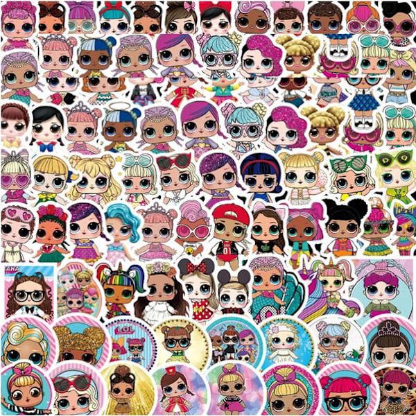 100 Pack L.O.L Surprise Stickers Stickers LOL Surprise