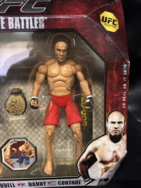 Randy Couture vs. Chuck Liddell UFC 57 Jakks 7-tommer actionfigur Ultimate Battles