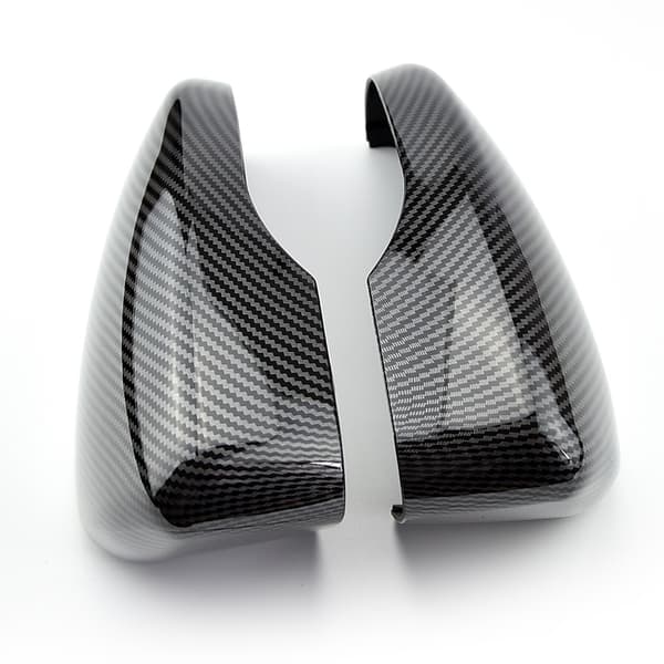 Sorte sidespejldæksler til VW Passat CC B7 Scirocco Jetta MK6 Beetle bakspejlhus biltilbehør Bright black