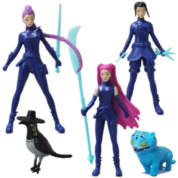 Anime Kpop Demon Hunter Figurmodellleksak - Spelbordsdekor och samlarpresent för barn 3
