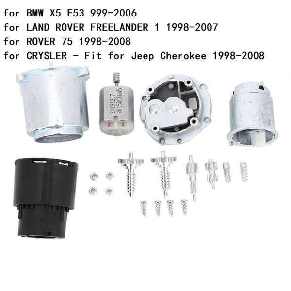 Sidospegel, fällbar del, motor, växel, komplett kit vänster/höger, passar för BMW X5 E53 E46 1999 2000 2001 2002 2003 2004 2005 2006
