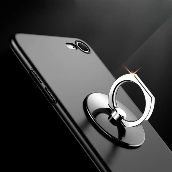 360° roterende basistelefonholder ringstativ mobiltelefontilbehør Black