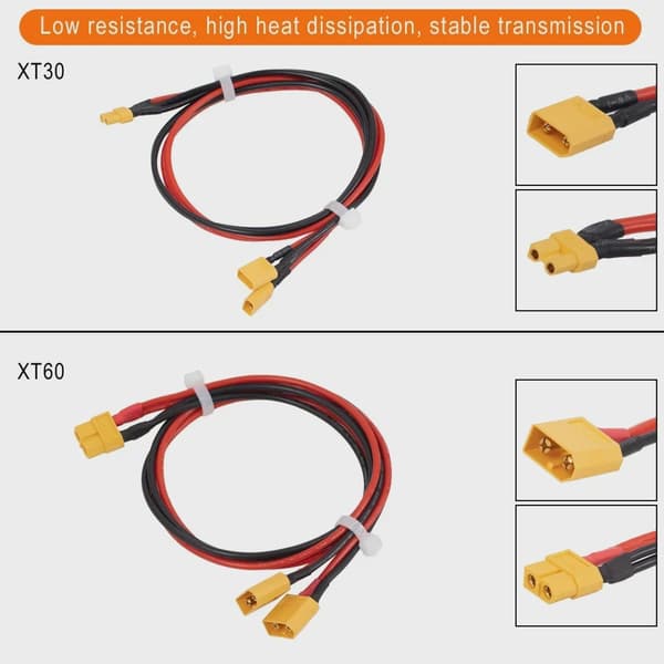XT30 XT60 Forbindelseskabel til Xiaomi M365/1S/Pro 2 Ninebot El-løbehjulscontroller XT60