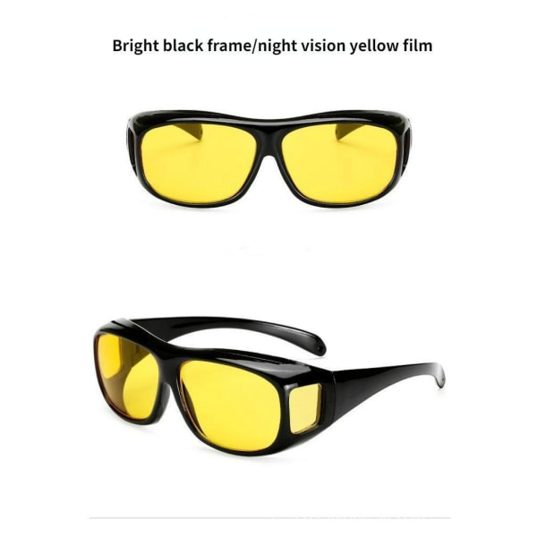 Mørke Briller til Kørsel - Night Vision KØREbriller Black