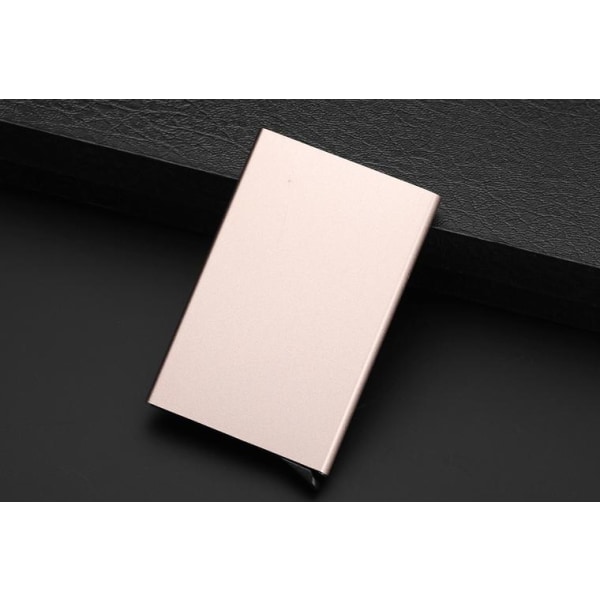 RFID-suojattu korttiteline alumiinia, eri värejä Grey