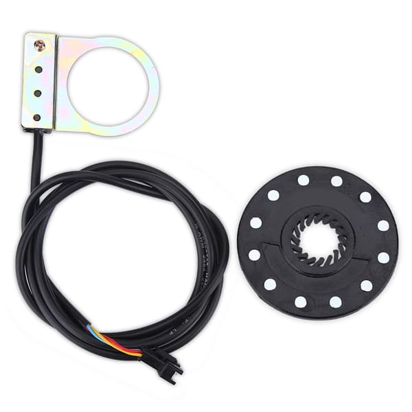 PAS-system Hastighedssensor Elektrisk pedal 12 magneter Elcykelassistentsensor black