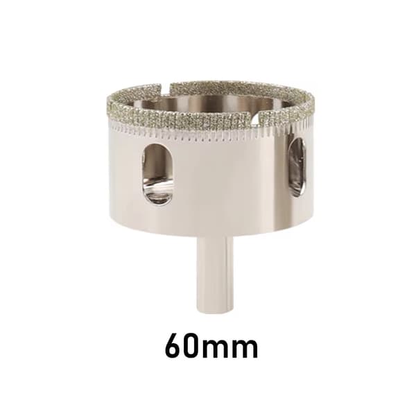 1-delt 3-100 mm glashulsav diamantbelagte borehoveder borekrone til fliser marmor glas 60 mm