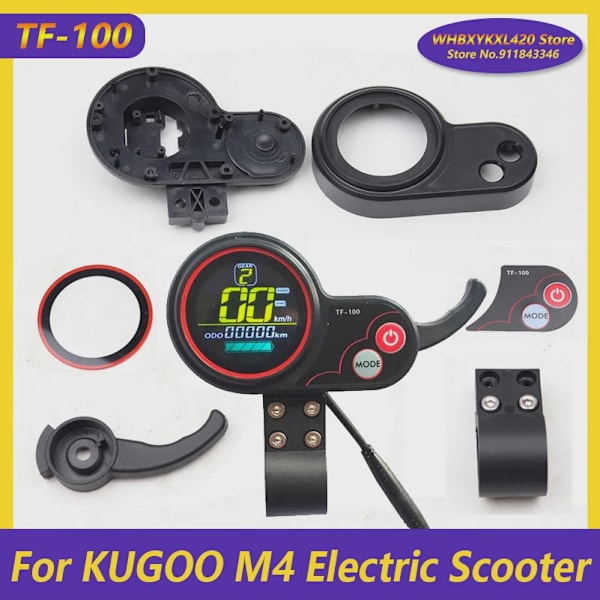 10 tommer elektrisk scooter displaymålerhus TF-100 til Kugoo M4 Pro Zero 10x udskiftning -E- Spring