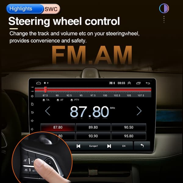 Android 16 Til Renault Trafic 2 Til Opel Vivaro A Til Nissan Primastar 2006 - 2014 Bilradio Lydafspiller Carplay Auto 8 Core 4G 8G 256G 360 A