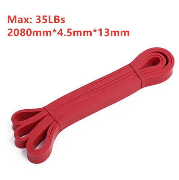 Övningsband Resistance Band Rubber Band-Powerbands-Red