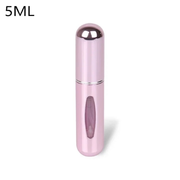 Mini uudelleentäytettävä hajustesuihkepullo 5 ml/8 ml matkakoko 5ml-Matte Black