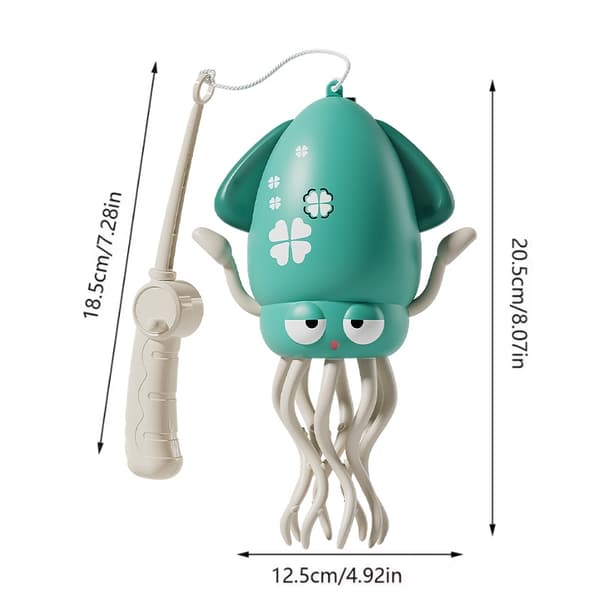 Interactive Magic Dancing Octopus Toy with Lights & Music for Kids - Crawling Squid Gift Pink
