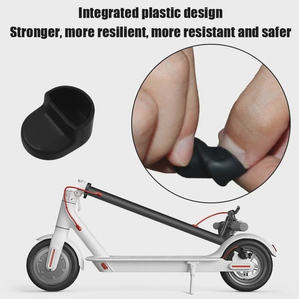 Elscooter Fram Bakskärm Krok Dammplugg Silikonskydd för Xiaomi M365 Pro 2 black hook