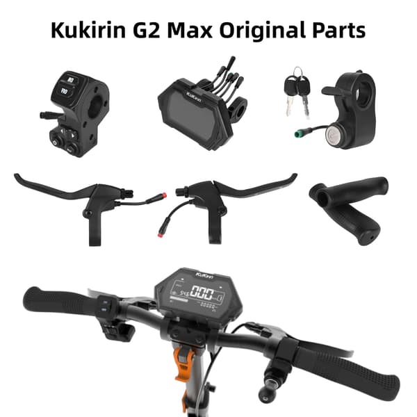 Kukirin G2 Max Scooter Tilbehør Original Display Afbryder Gasspjæld Støddæmper Bremsedele Headlight