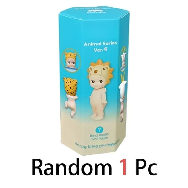 Angel Dreaming Mini Anime Figurer - Blind æske ornamenter til børns gaver og samleobjekter Random 4pcs