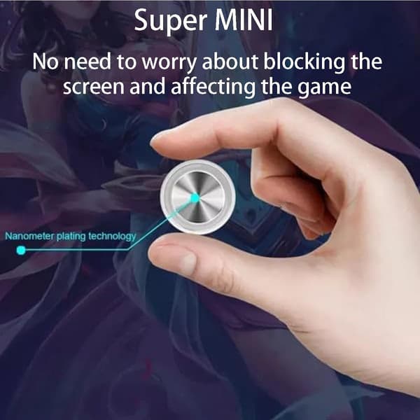 Smartphone-kontroll Joystick Spelkontroll Pekskärm Joypad för iPad iPhone Android Surfplatta Smidig Spelkontroll Red Bundle 1PCS