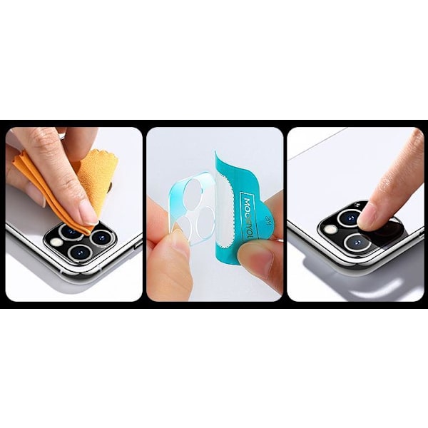 2 Pack iPhone 11, 11 Pro, Pro Max Kamera Härdat Glas Skärmskydd Till iPhone 11 Pro, Pro Max
