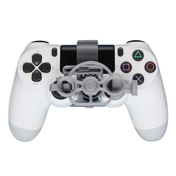 Mini styring 3D-printhjul til PS4-controller racerspil hjælpecontroller spil joystick simulator gamepad Yellow