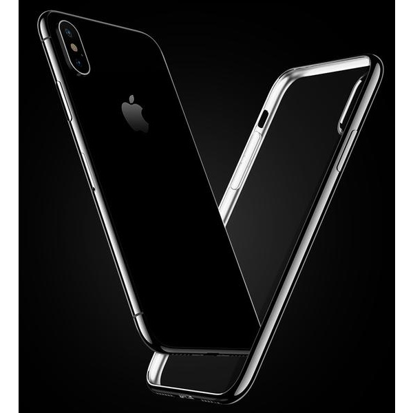 iPhone Xs MAX Skal  Superslimmat TPU Skal-5st Färg Svart