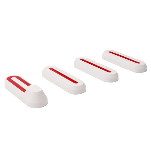 Xiaomi M365 Pro 2 1S Elscooter Hjulskydd Fram Bak Reflekterande Säkerhetsdekal 1 PCS red