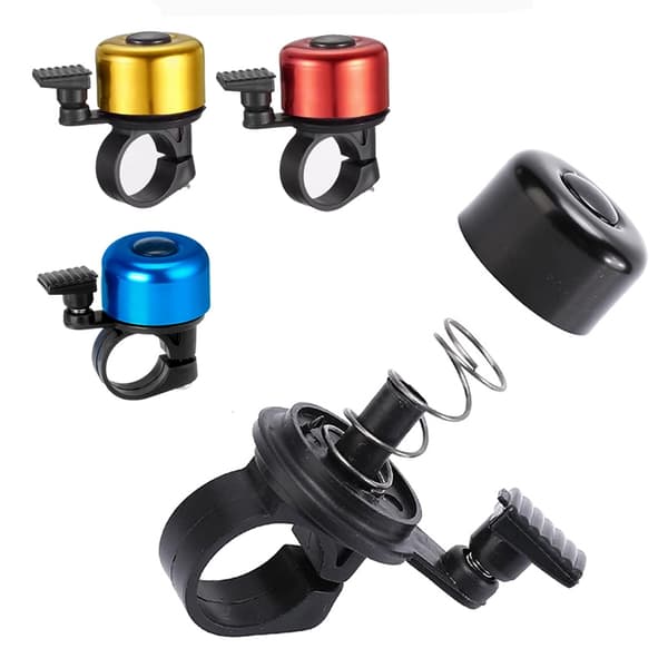 1-3 st aluminium cykelklocka MTB horn säkerhetsljud cykelstyrlarm Mixed 3pcs