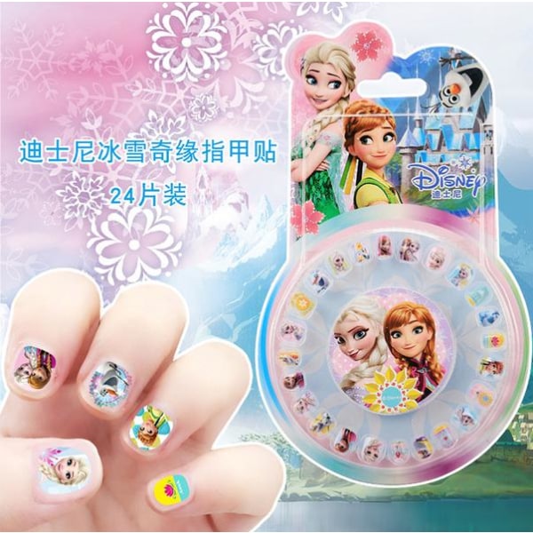 24st Frozen nagel klistermärken Nageldekor  Stickers