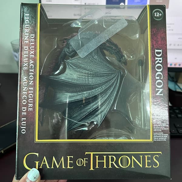 Jon Snow, Night King, Daenerys Action Figures - Viserion & Rhaegal Black Ice Dragon-modeller A Size with box