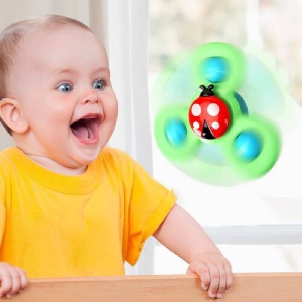 3kpl Baby Sucker Spinner Top Toy fidget spinner Baby Spinner Kyl