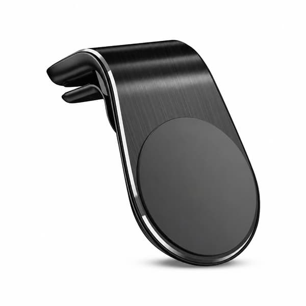 Magnetisk bilholder til luftventilation - stativ til iPhone 15, Samsung, Xiaomi, smartphones black