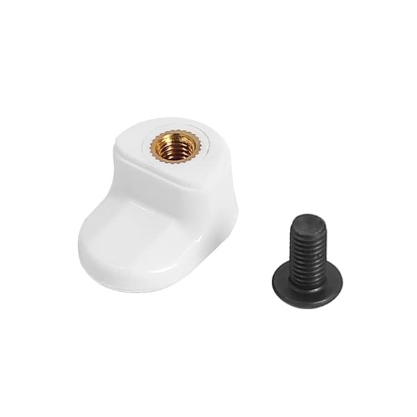 Elscooter Fram Bakskärm Krok Dammplugg Silikonskydd för Xiaomi M365 Pro 2 white silicone cover