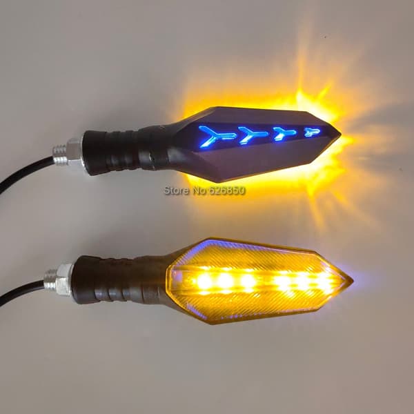 12V-72V Universell Vattentät LED-Blinker Vänster Höger Blinker för Elscooter 2 PCS