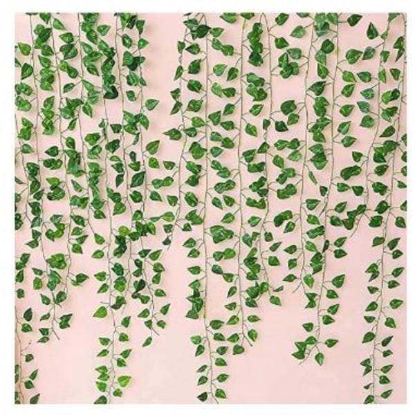 12st Konstgjorda murgrönabladsväxter Falska hängande kransväxter