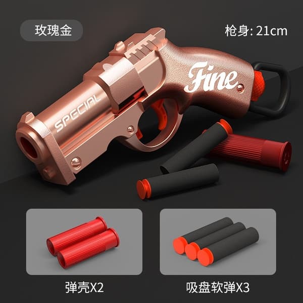 Mini S686 Foam Bullet Blaster Legetøjspistol til udendørs leg - Soft Bullet Launcher til børn Mini S686 rose