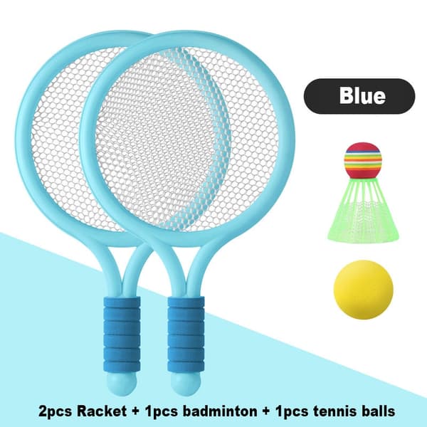 Badmintonracket för barn för utomhuslek - Perfekt för åldrarna 3-12 år Blue