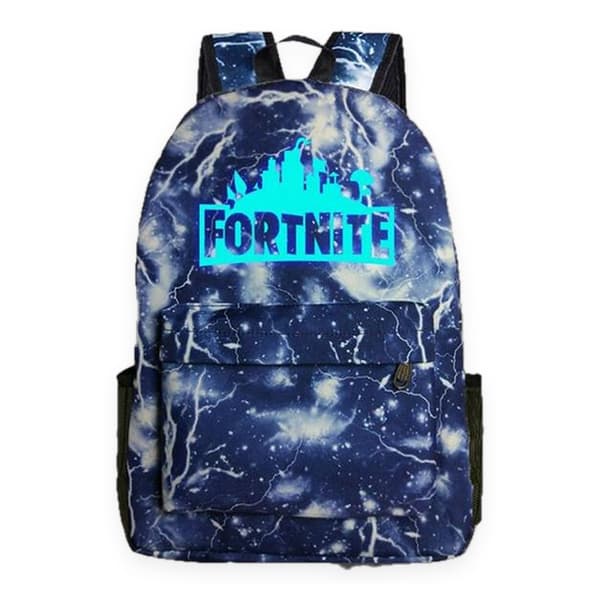 backpack Fortnite Night Luminous School Bags glow in the dark Black