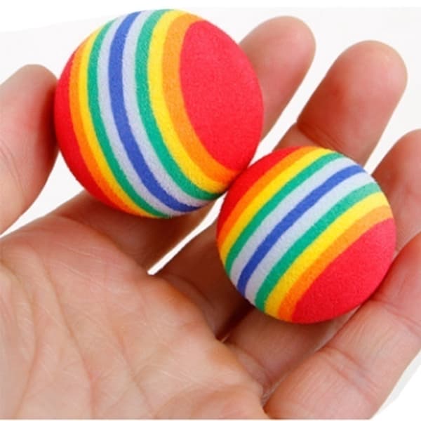 10 stk. kæledyrslegetøj Rainbow -10pcs