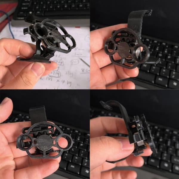 Mini-ratcontroller til racerspil, udskiftning af racerhjul, spiltilbehør, D2RC Black