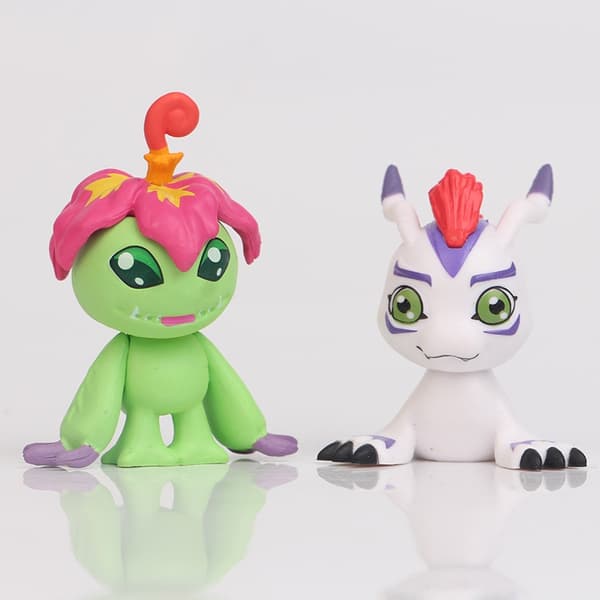 9 st/set Anime Digital Monster Digimon Söt Action Figur Modell Leksaker pack by bag