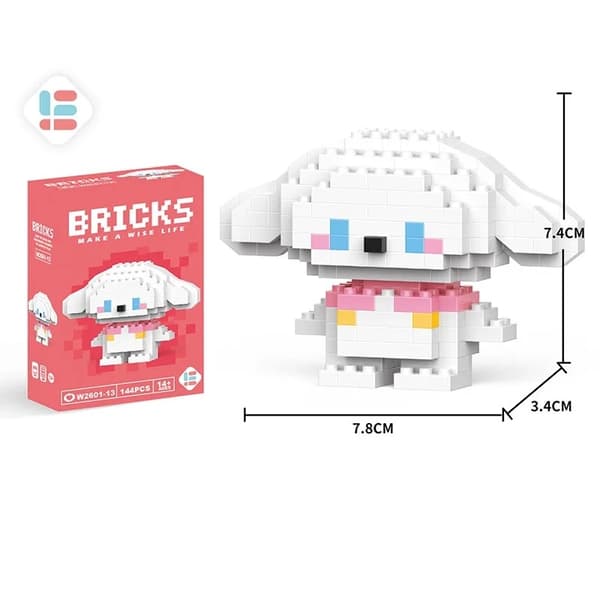Disney Stitch Building Blocks Leksak - Pikachu & Anime karaktärsmodeller för barn - perfekt present! Pduck With Box