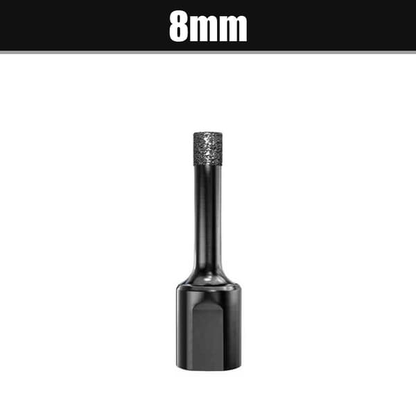 1-delad M10 6-100mm diamantlödd kärnborr för porslinsplattor, marmor, glas, granit, hål 30 mm