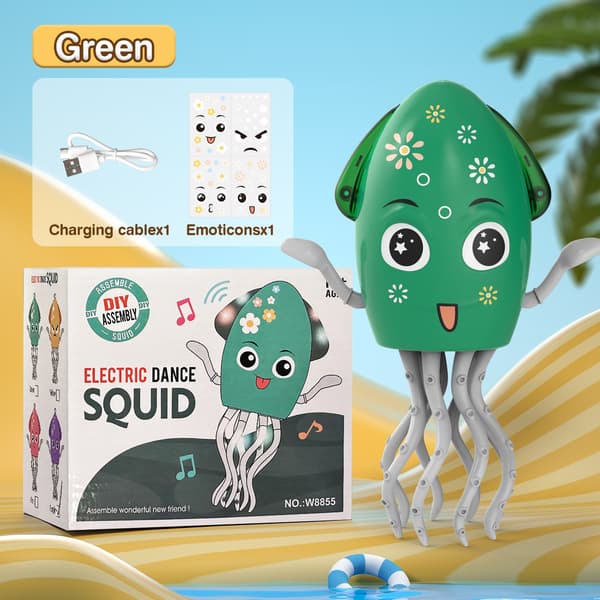 Luminous Dancing Octopus Fidget Toy - Interaktiv stresslindring for børn og voksne Red