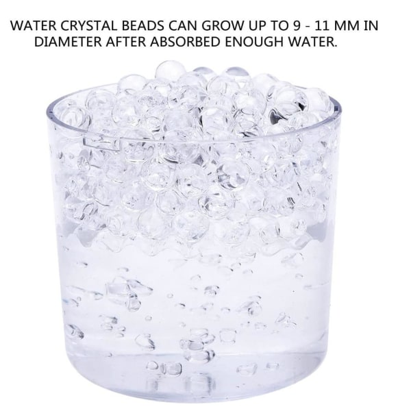 8000st Transparent Vatten kristaller Vattenpärlor 1cm